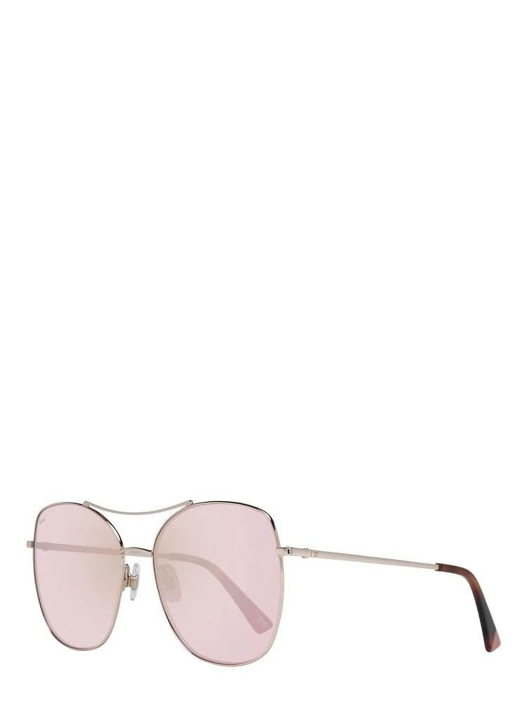 Rose Gold Metal Sunglasses
