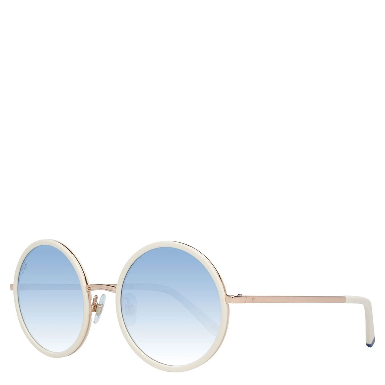 Beige Metal Sunglasses