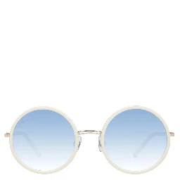 Beige Metal Sunglasses