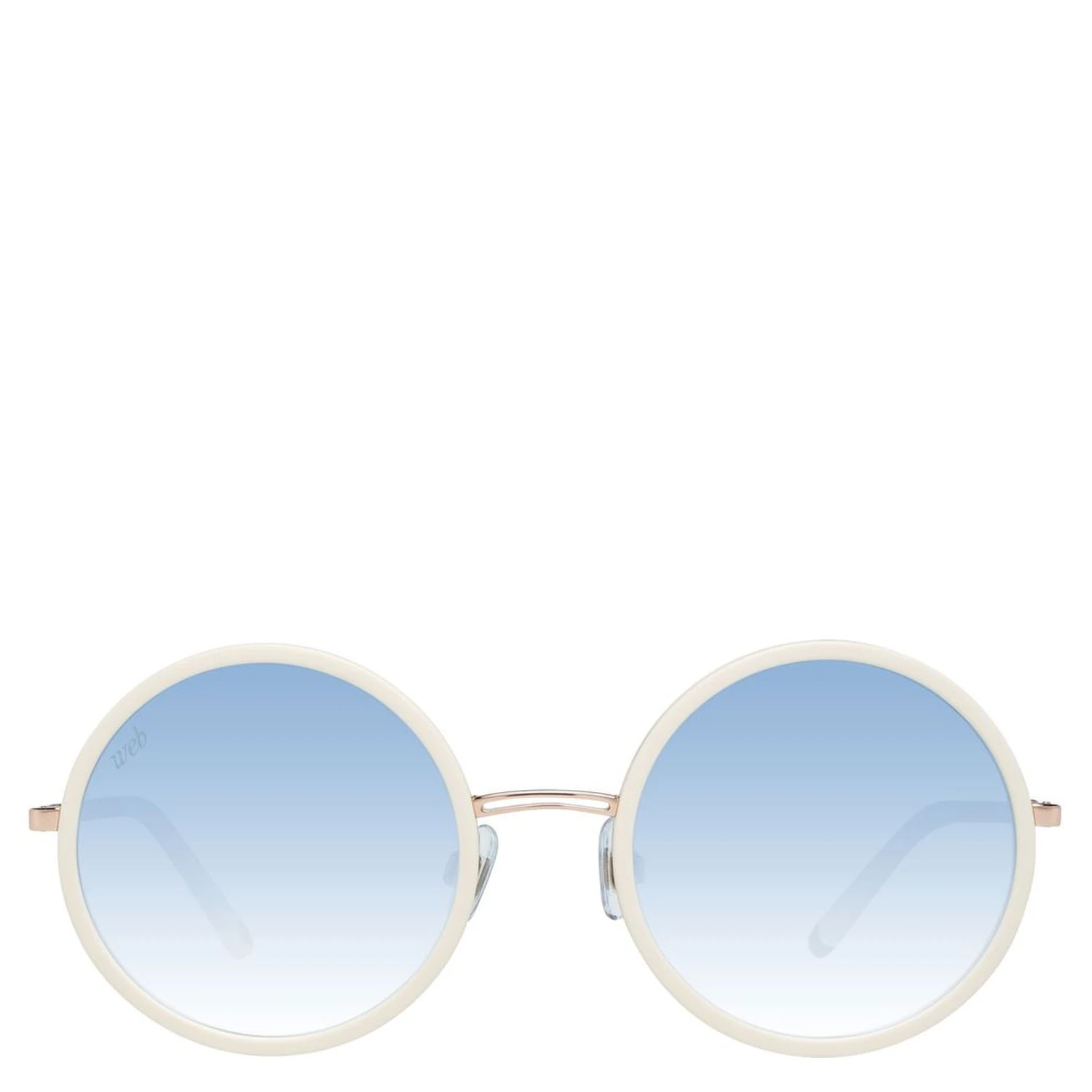 Beige Metal Sunglasses