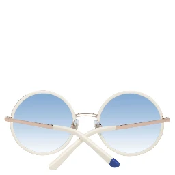 Beige Metal Sunglasses