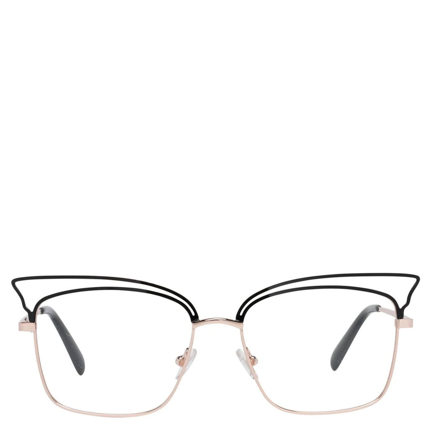 Black Metal Glasses (Frames)