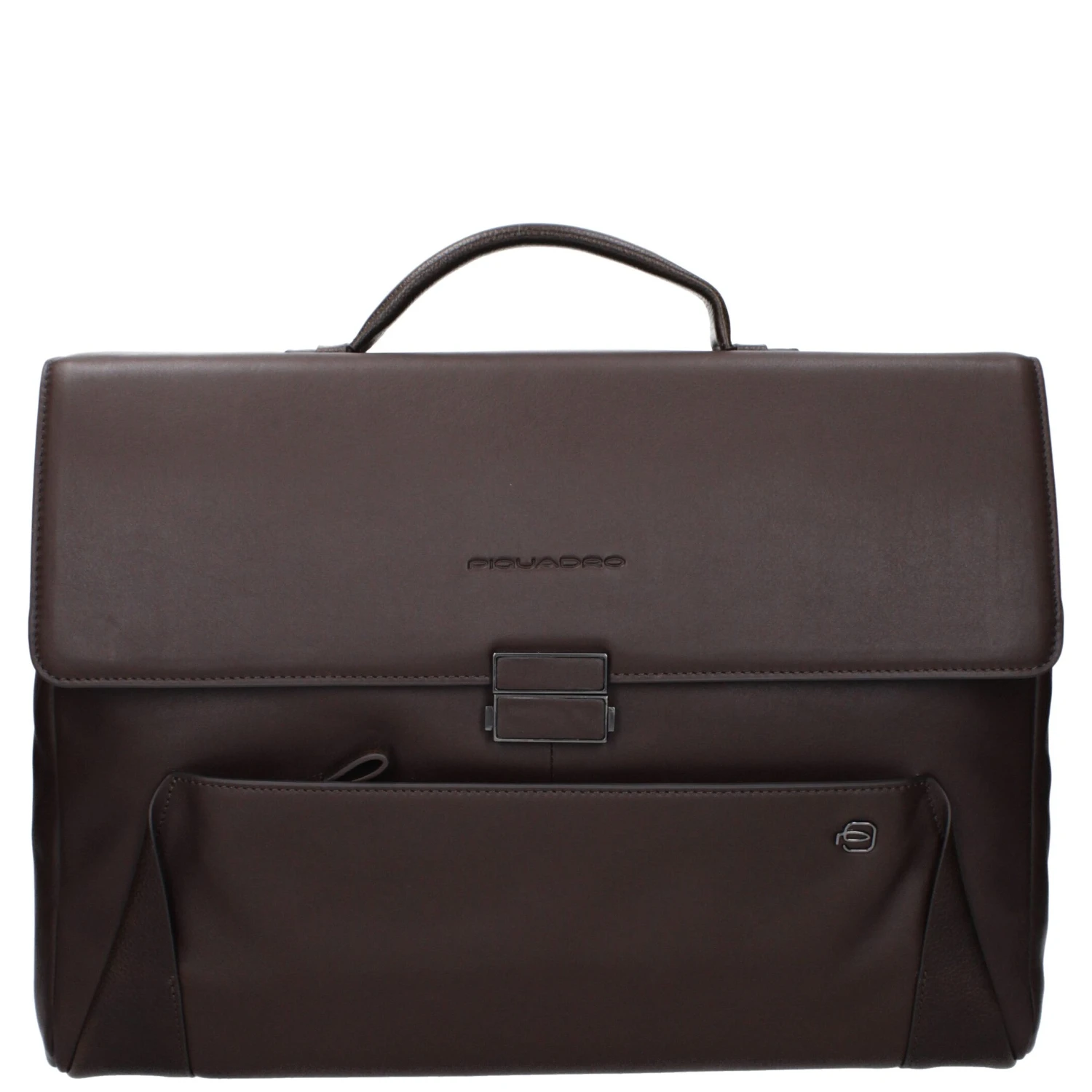 Brown Leather Business And Laptop Bag