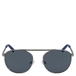 Gray Metal Sunglasses