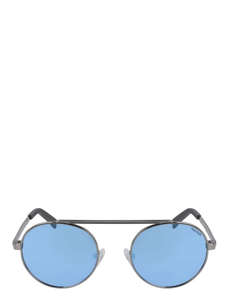 Gray Metal Sunglasses