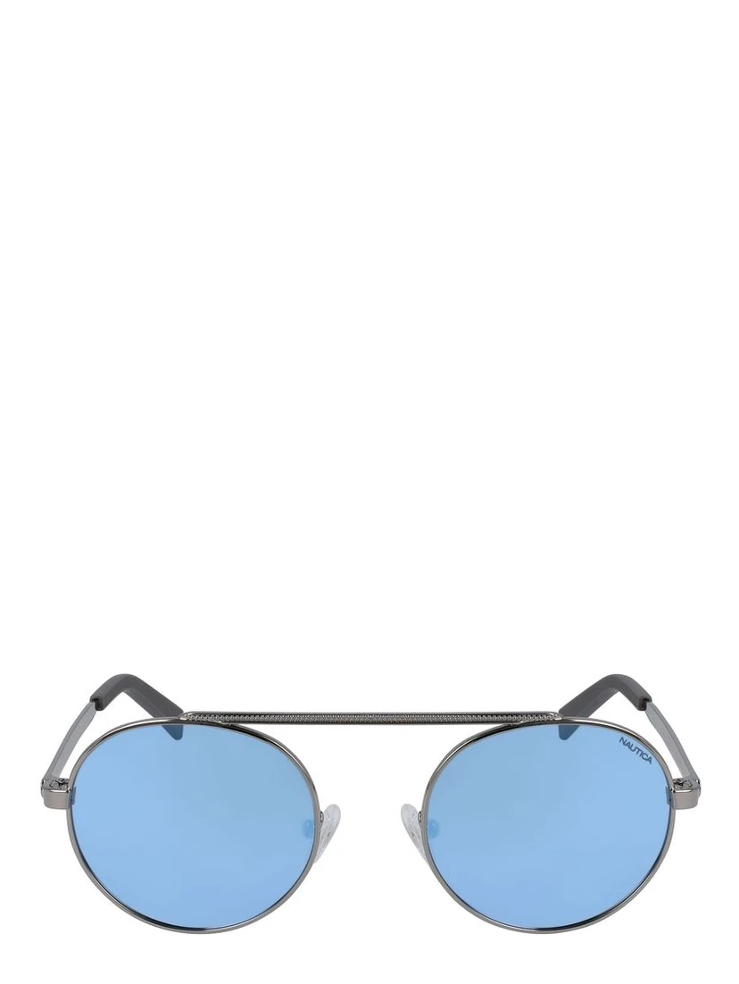 Gray Metal Sunglasses