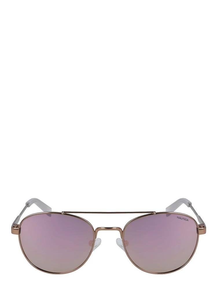 Pink Metal Sunglasses