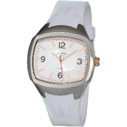 White Rubber Dress Watch