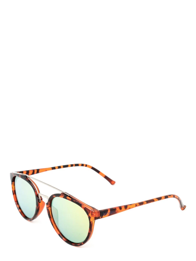 Brown Injected Sunglasses