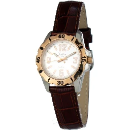 Brown Leather Dress Watch