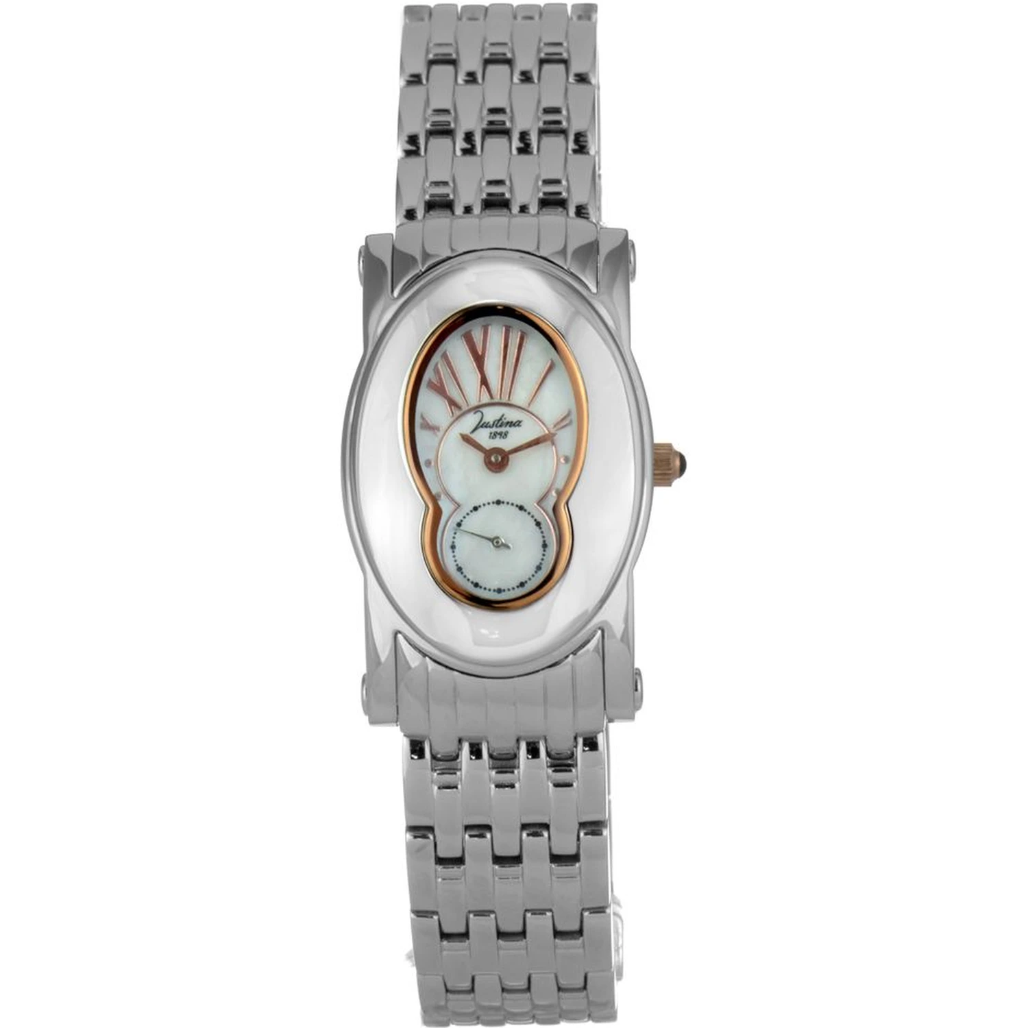 Silver Stainless Steel Dress Watch