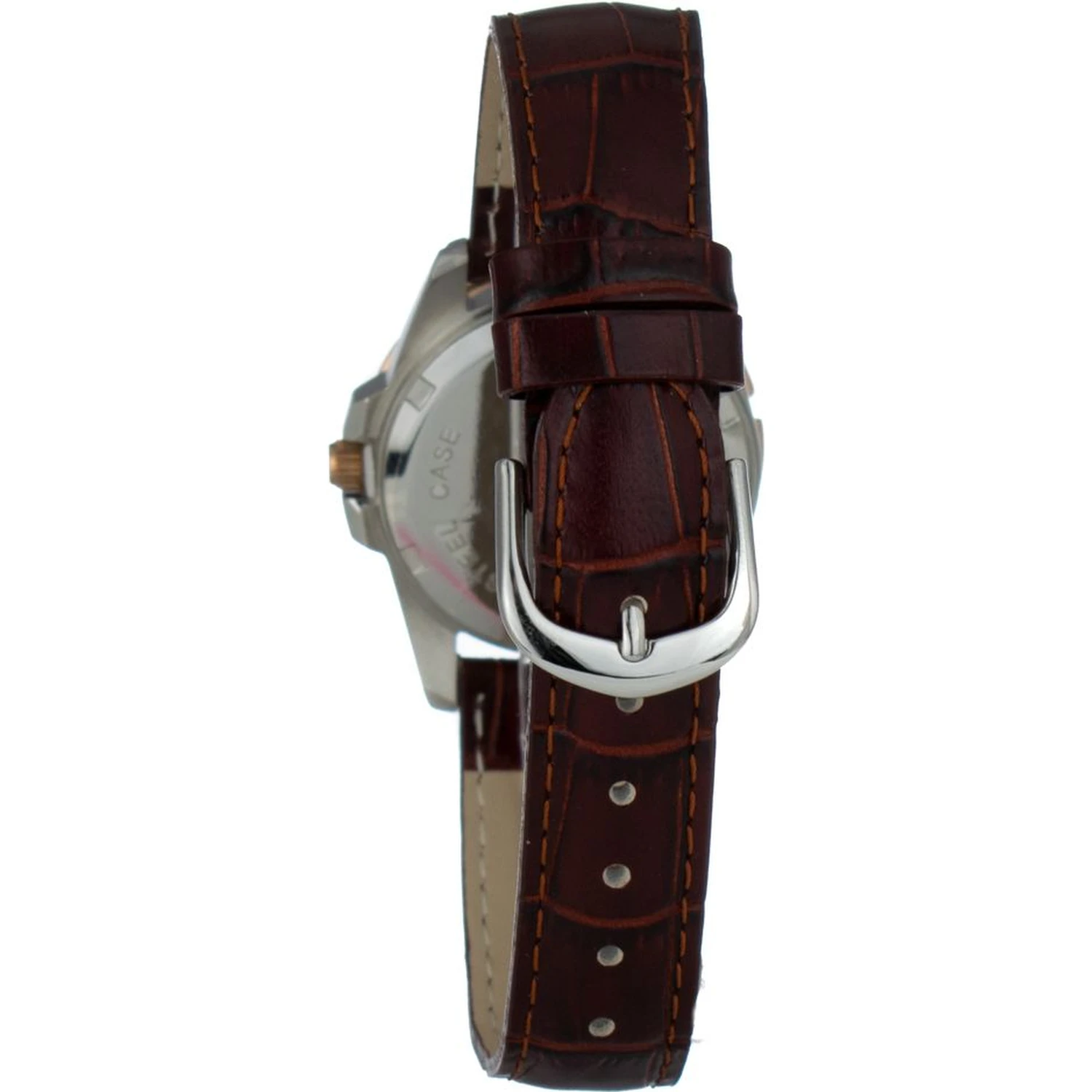 Brown Leather Dress Watch