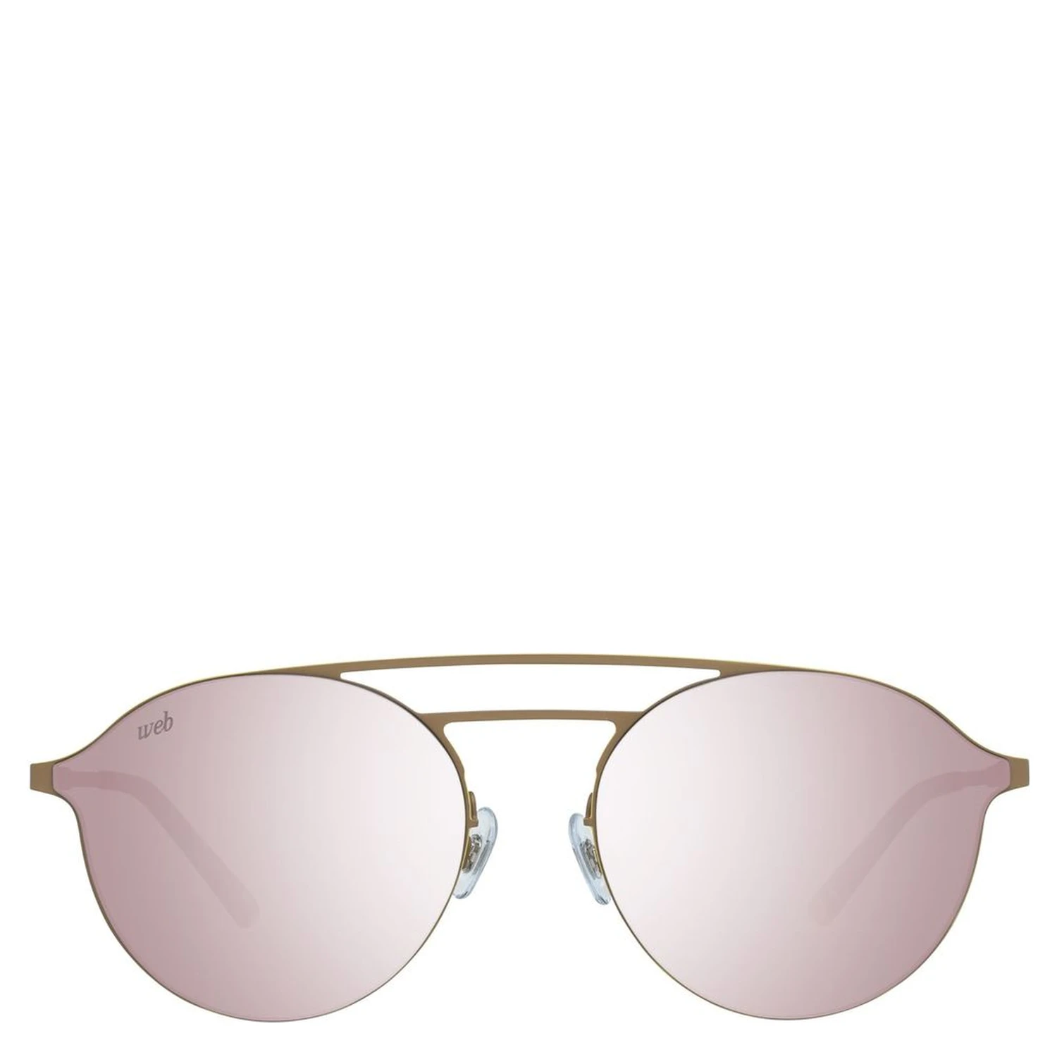 Brown Metal Sunglasses