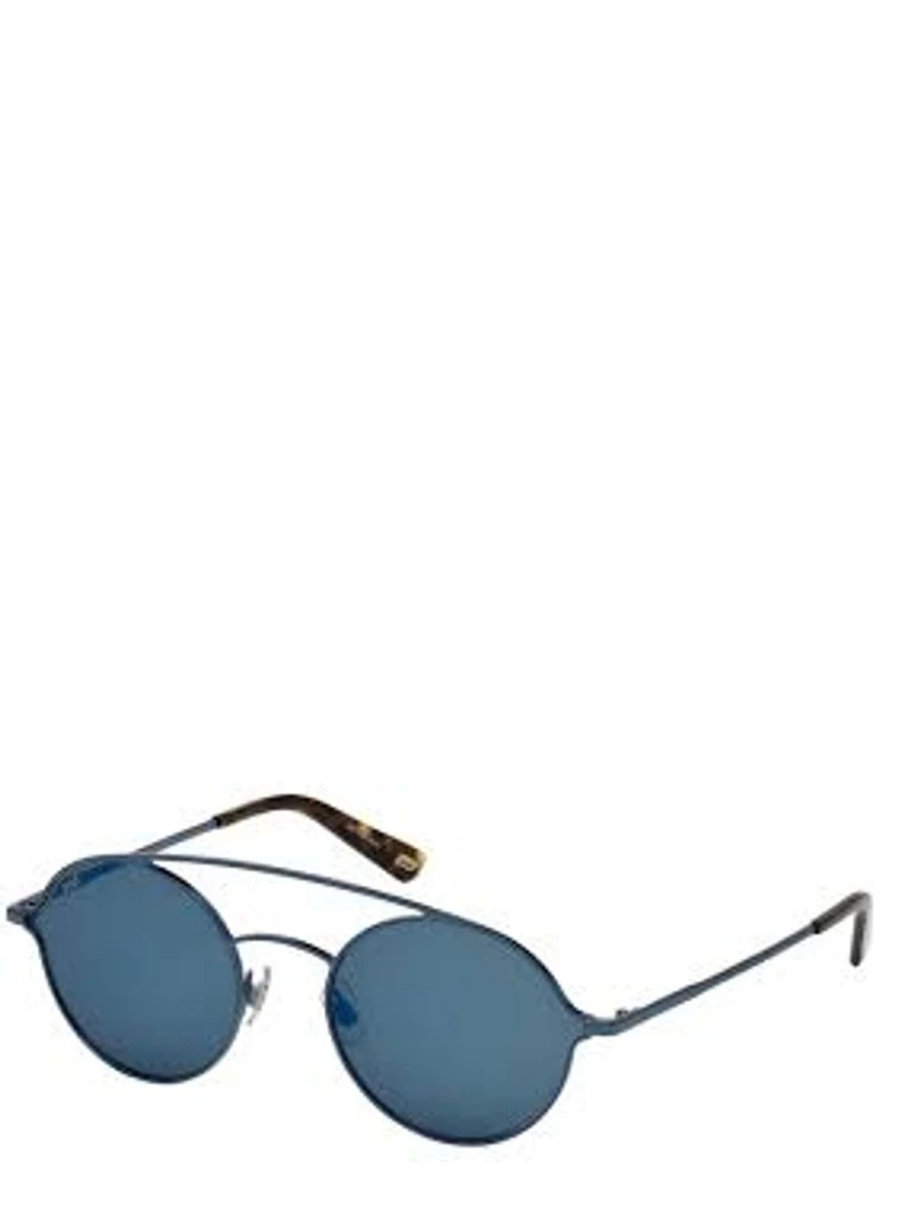 Blue Metal Sunglasses