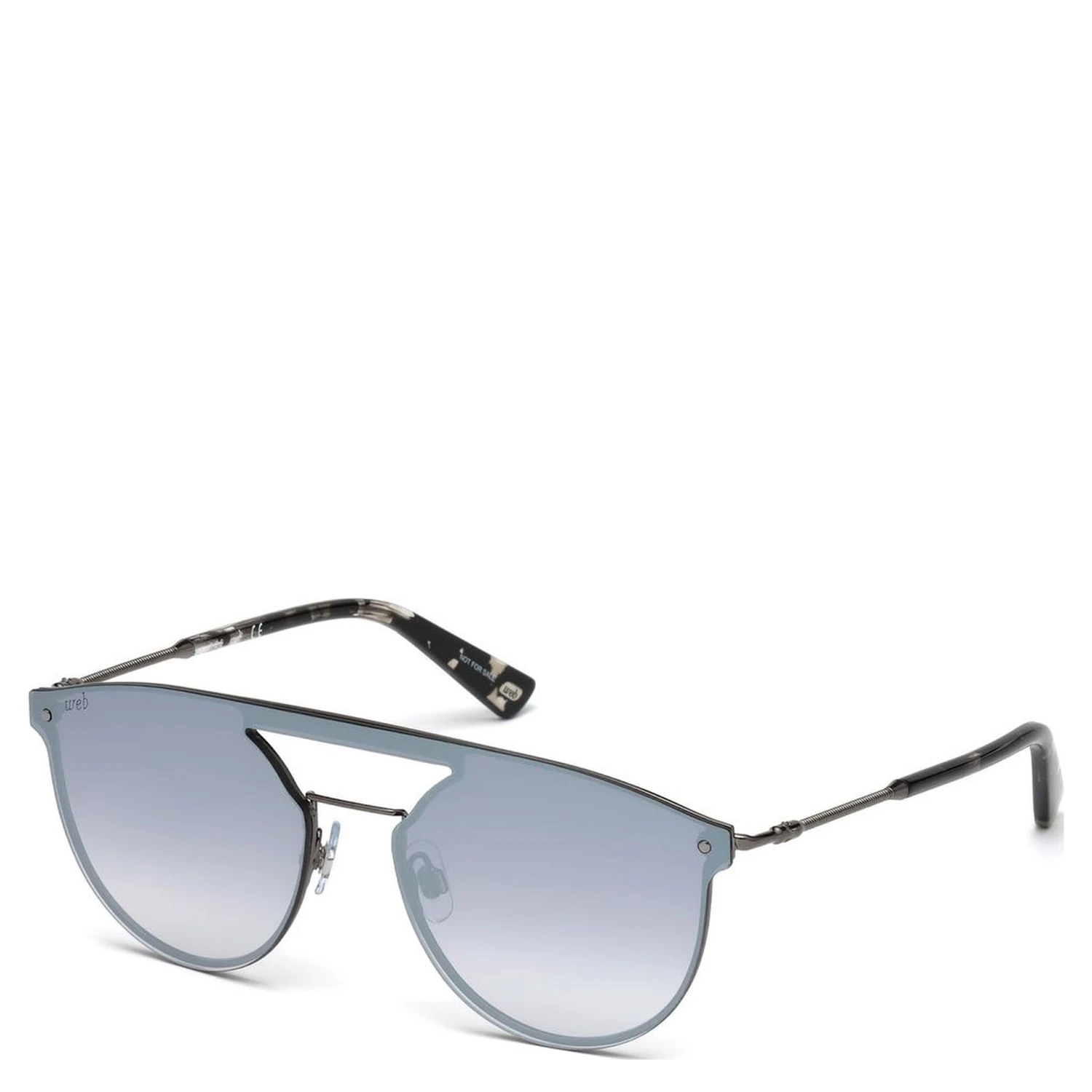 Gray Metal Sunglasses