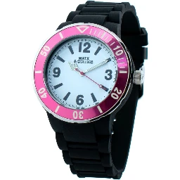 Black Rubber Sport Watch