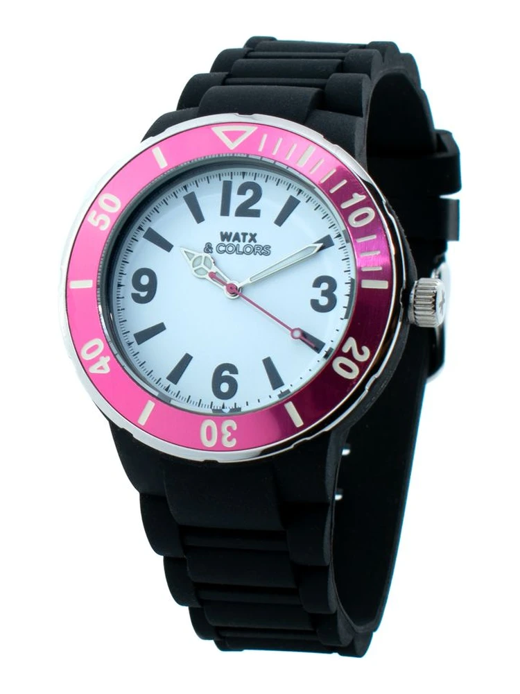 Black Rubber Sport Watch