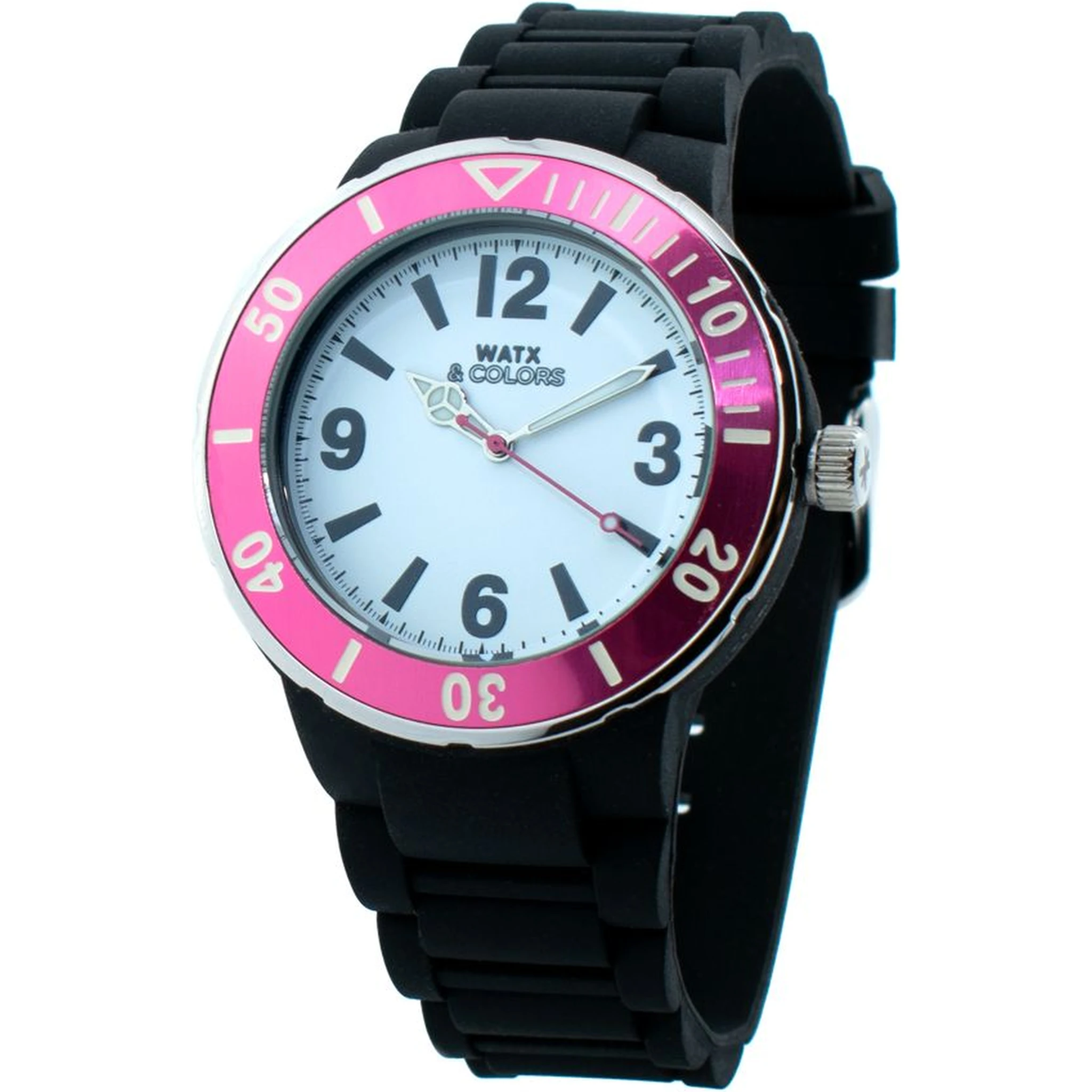 Black Rubber Sport Watch