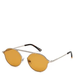 Silver Metal Sunglasses