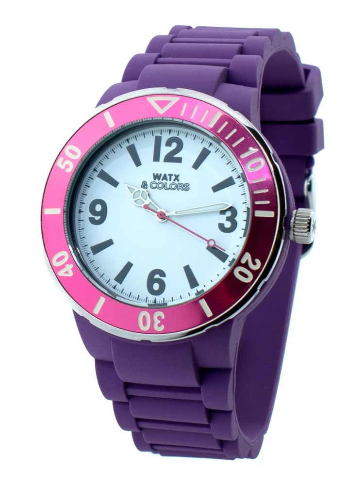 Purple Rubber Sport Watch