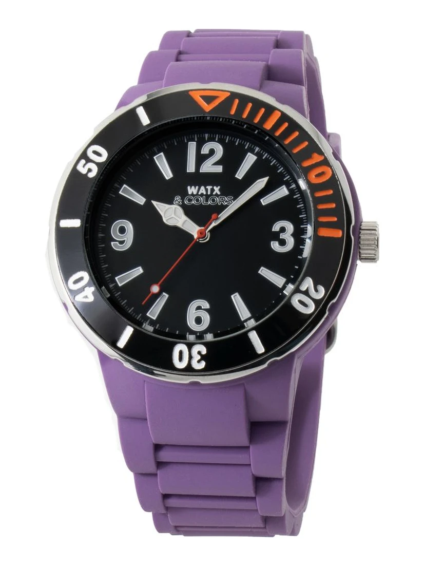 Purple Synthetic Sport Watch