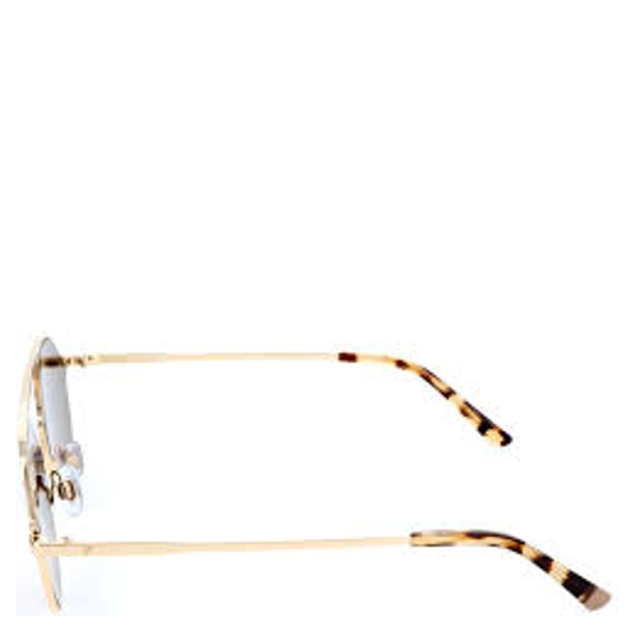 نظارات شمسية معدنية ذهبية