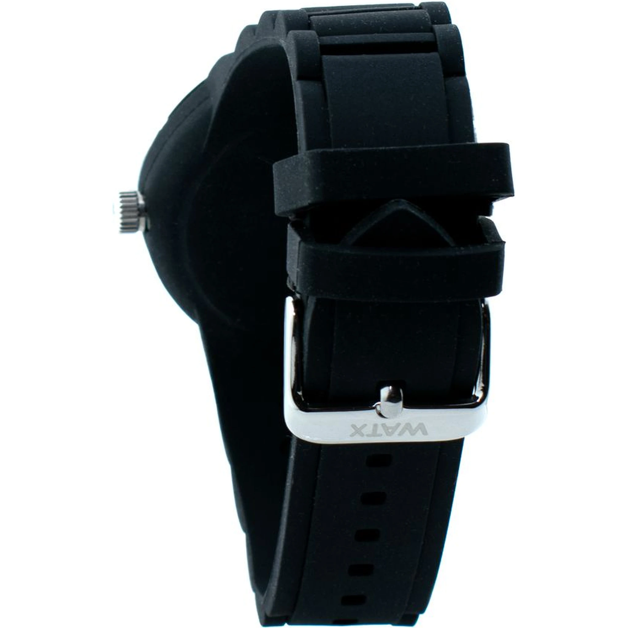 Black Rubber Sport Watch