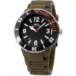 ساعة رياضية خضراء صناعية