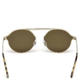 نظارات شمسية معدنية ذهبية