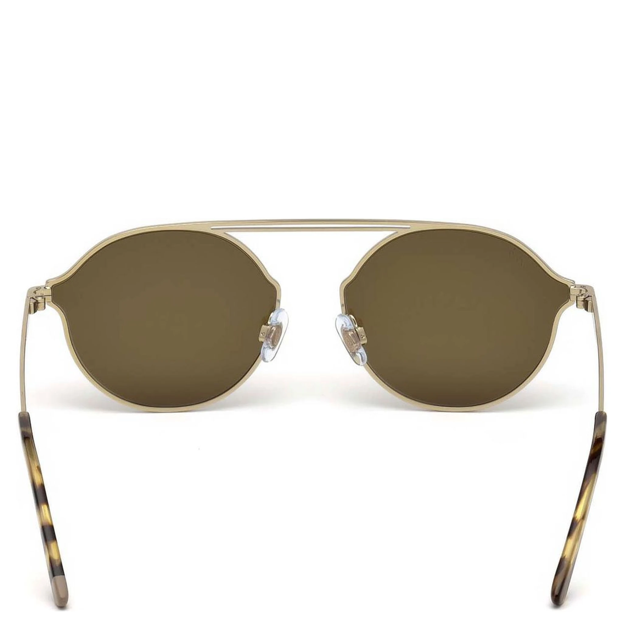 نظارات شمسية معدنية ذهبية