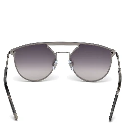 Gray Metal Sunglasses