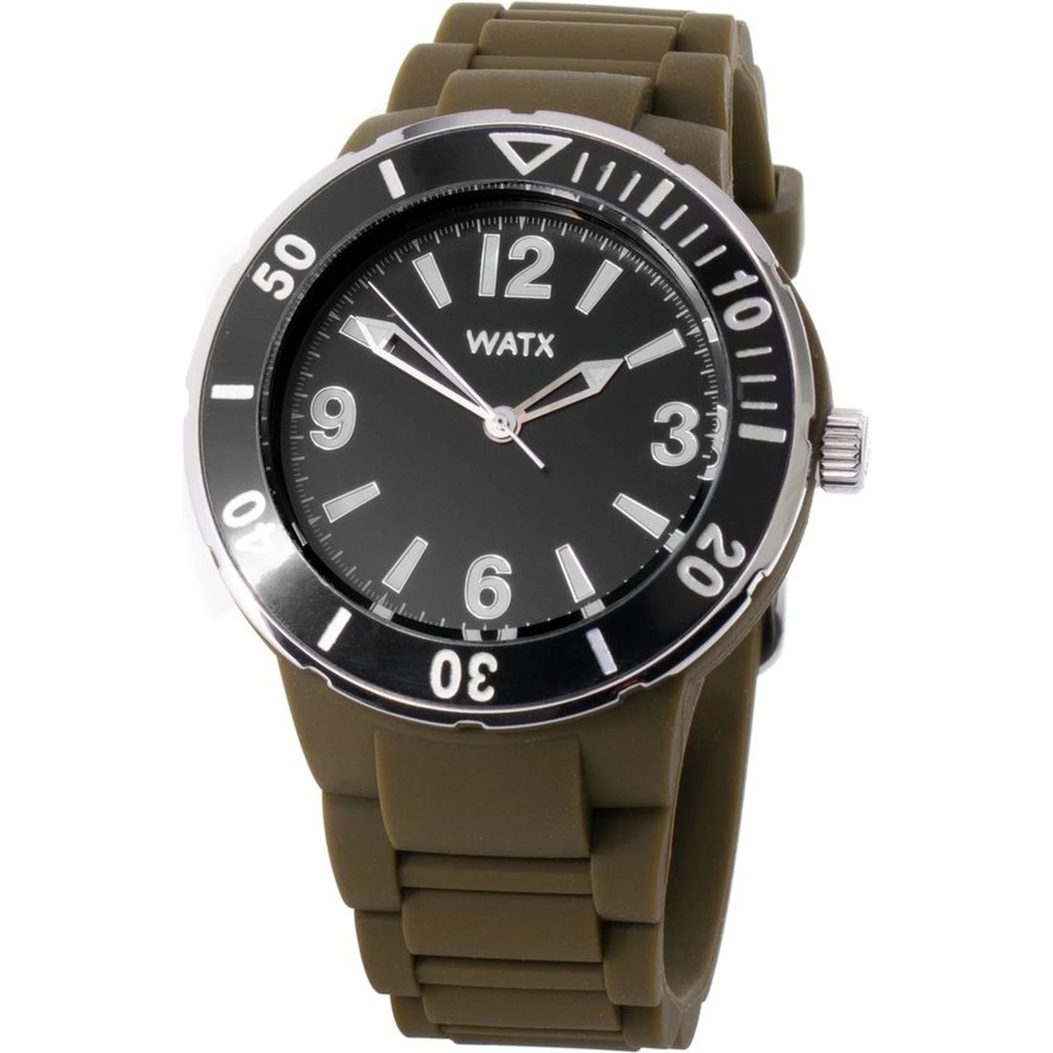 ساعة رياضية خضراء صناعية