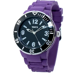 Purple Rubber Sport Watch