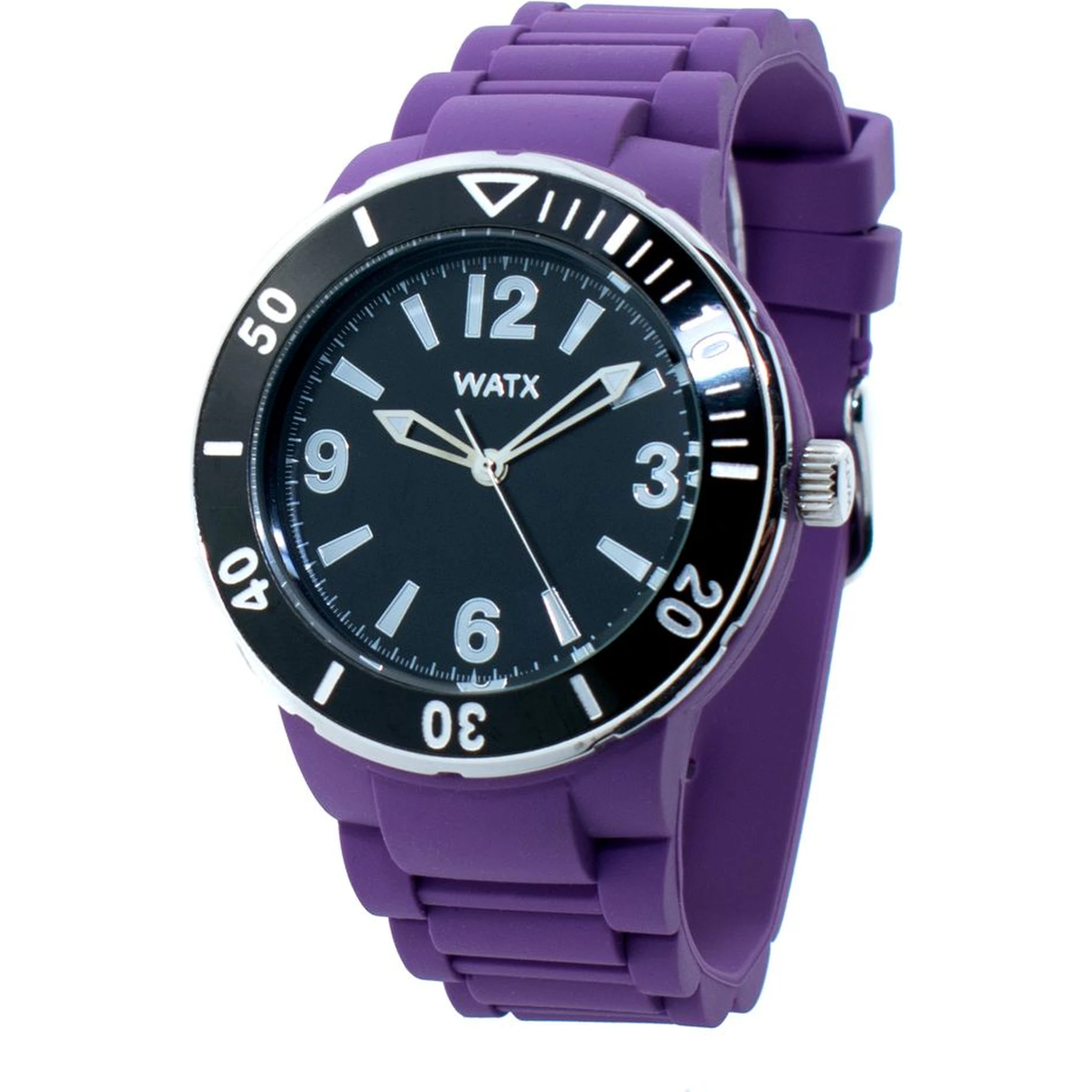 Purple Rubber Sport Watch