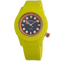Yellow Synthetic Sport Watch