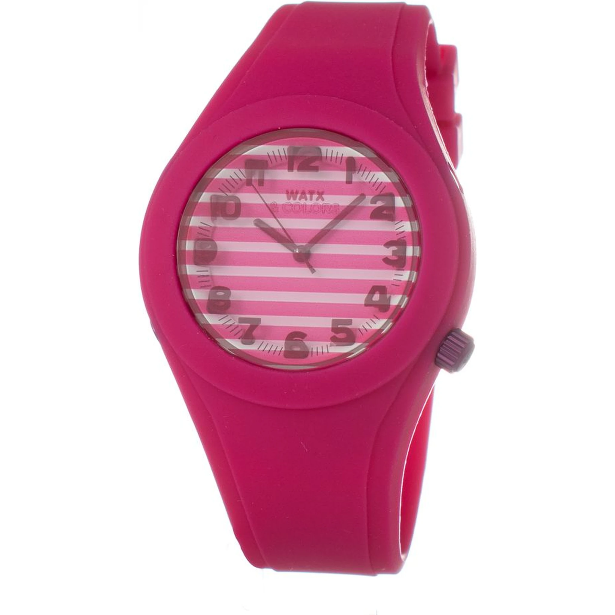 Pink Synthetic Bracelet Watch