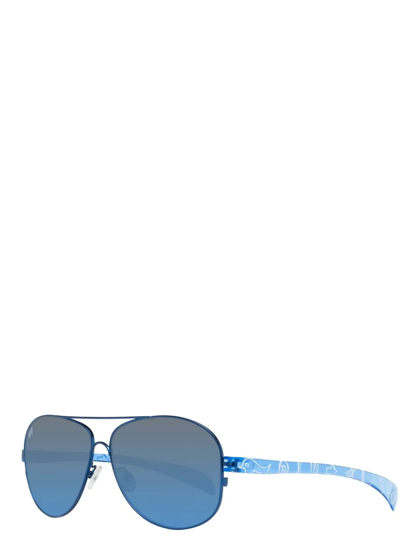 Blue Metal Sunglasses