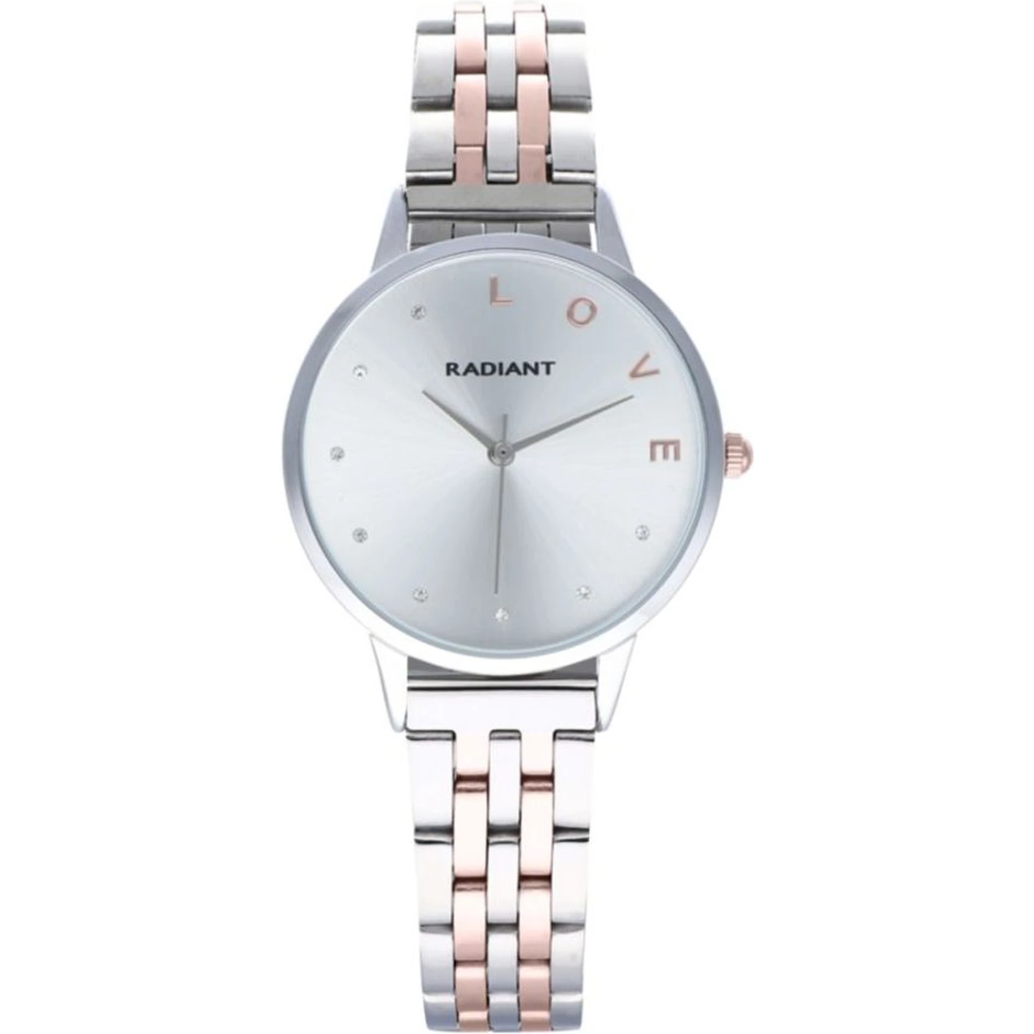 Gray Stainless Steel Bracelet Watch