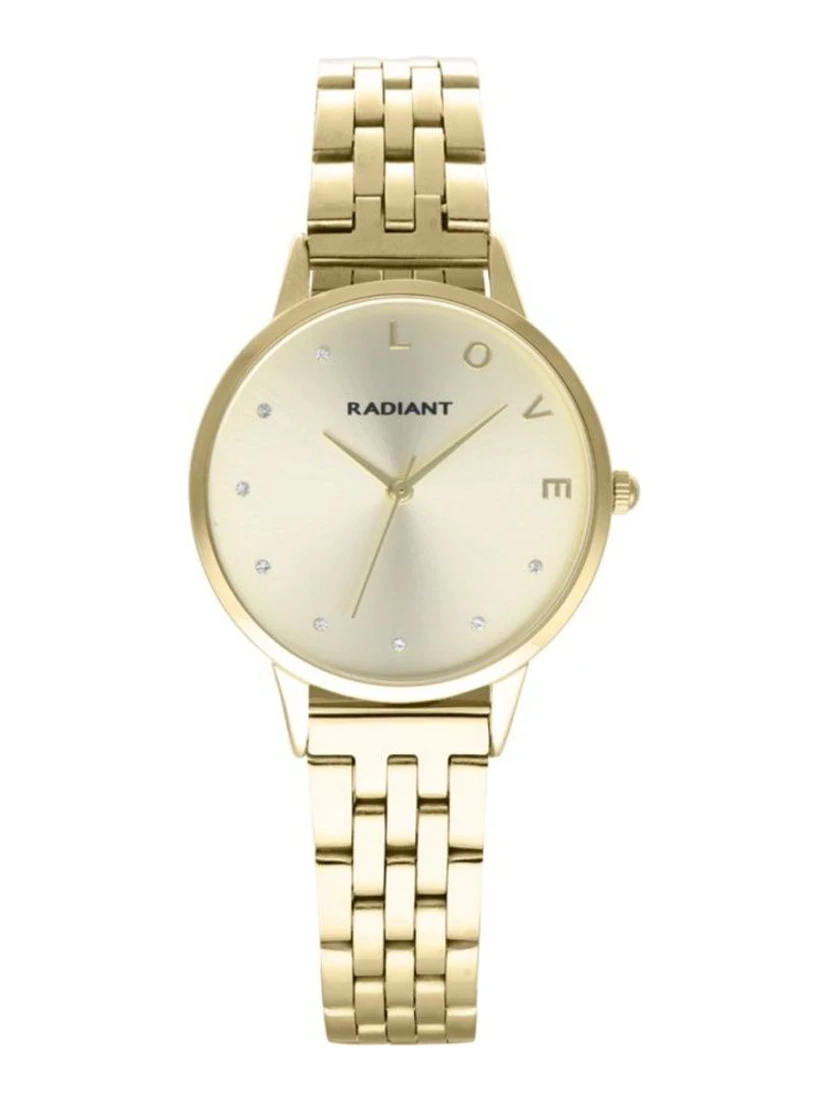 Gold Stainless Steel Dress Watch