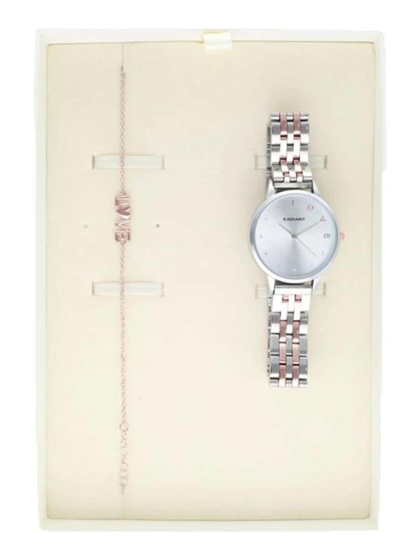 Gray Stainless Steel Bracelet Watch