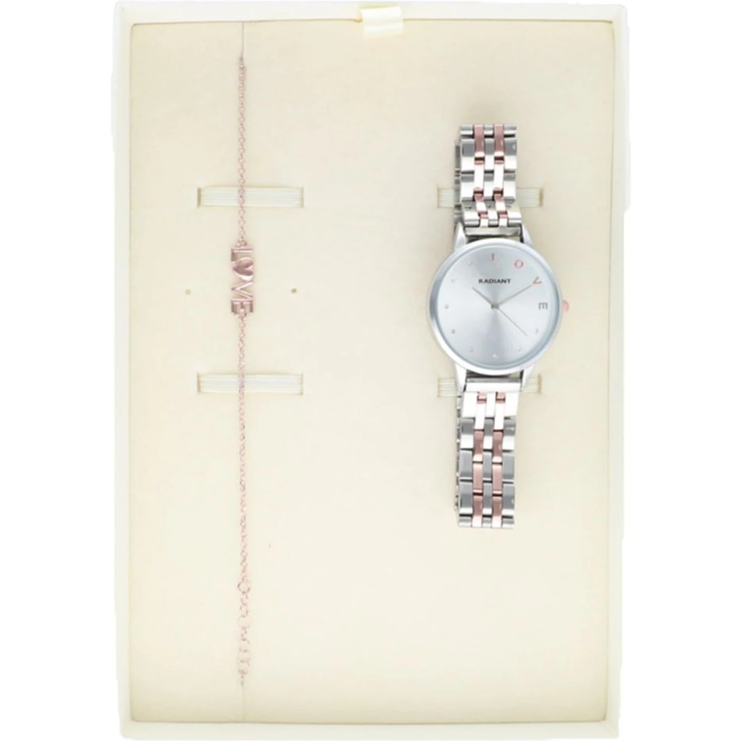 Gray Stainless Steel Bracelet Watch