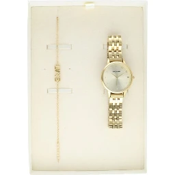 Gold Stainless Steel Dress Watch