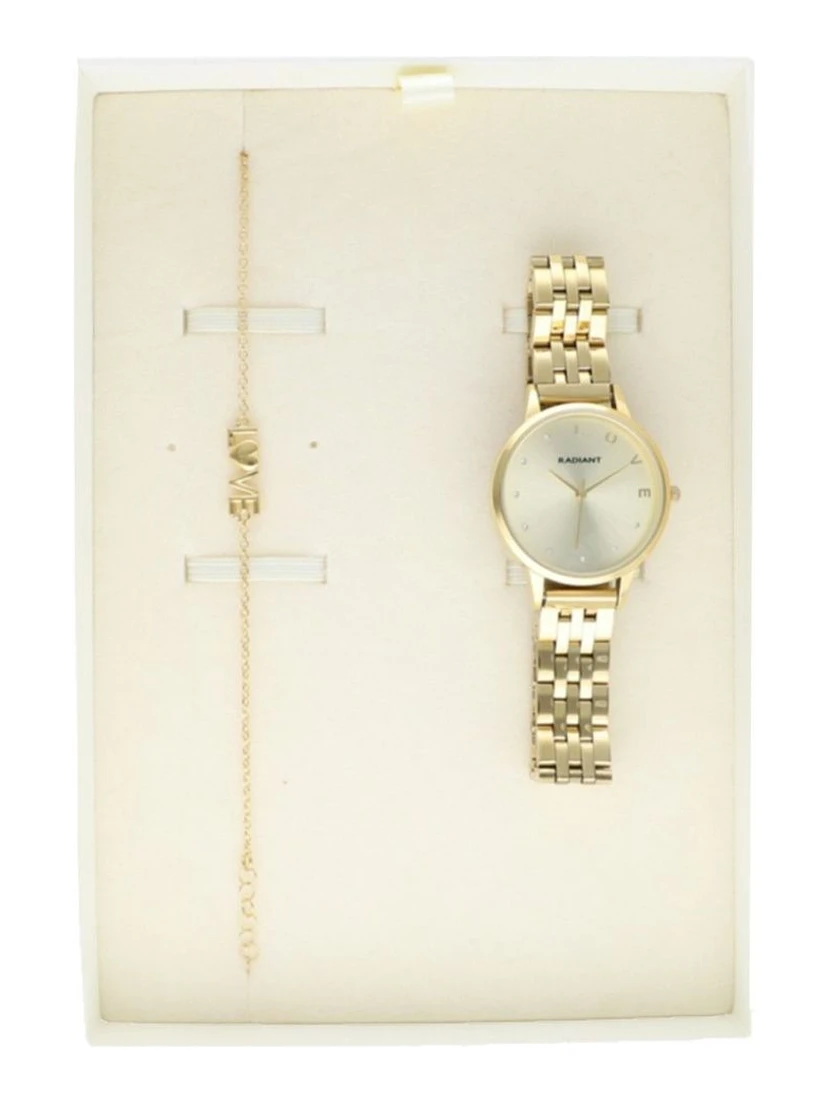 Gold Stainless Steel Dress Watch