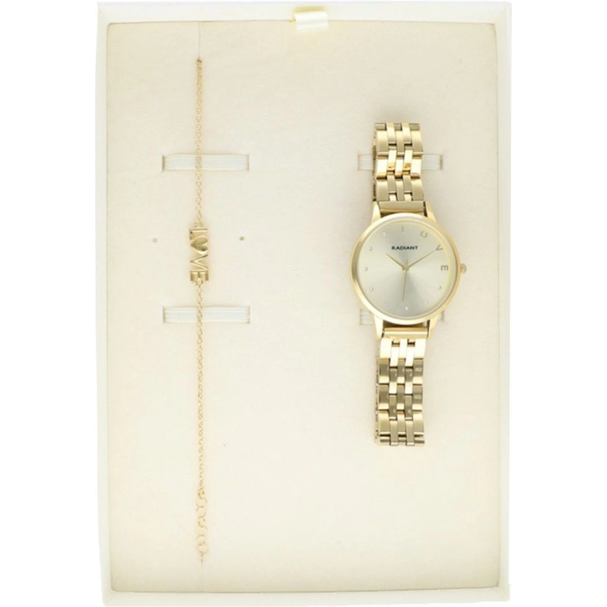 Gold Stainless Steel Dress Watch