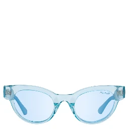 Blue Plastic Sunglasses