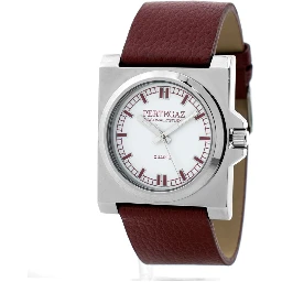Bordeaux Leather Dress Watch