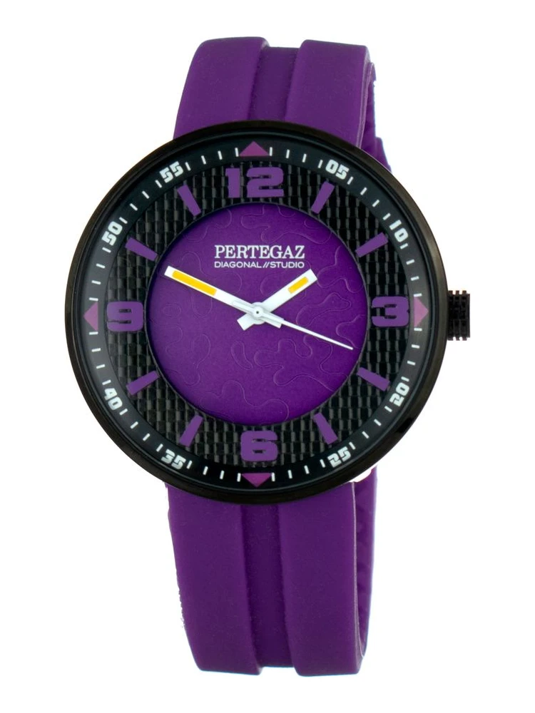 Purple Rubber Bracelet Watch