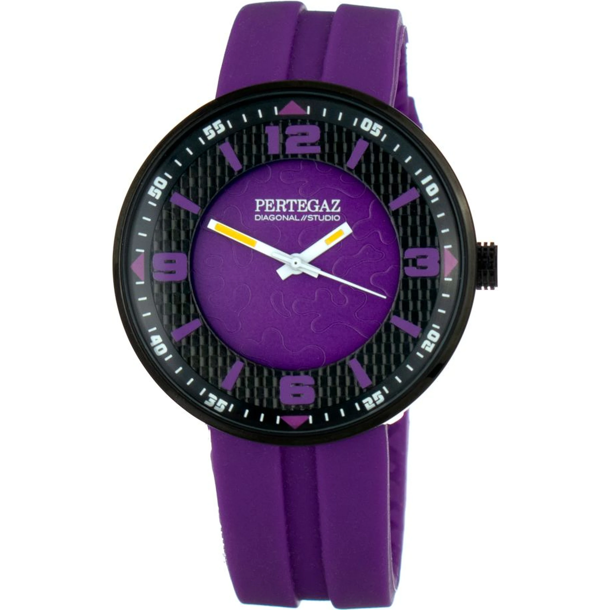 Purple Rubber Bracelet Watch
