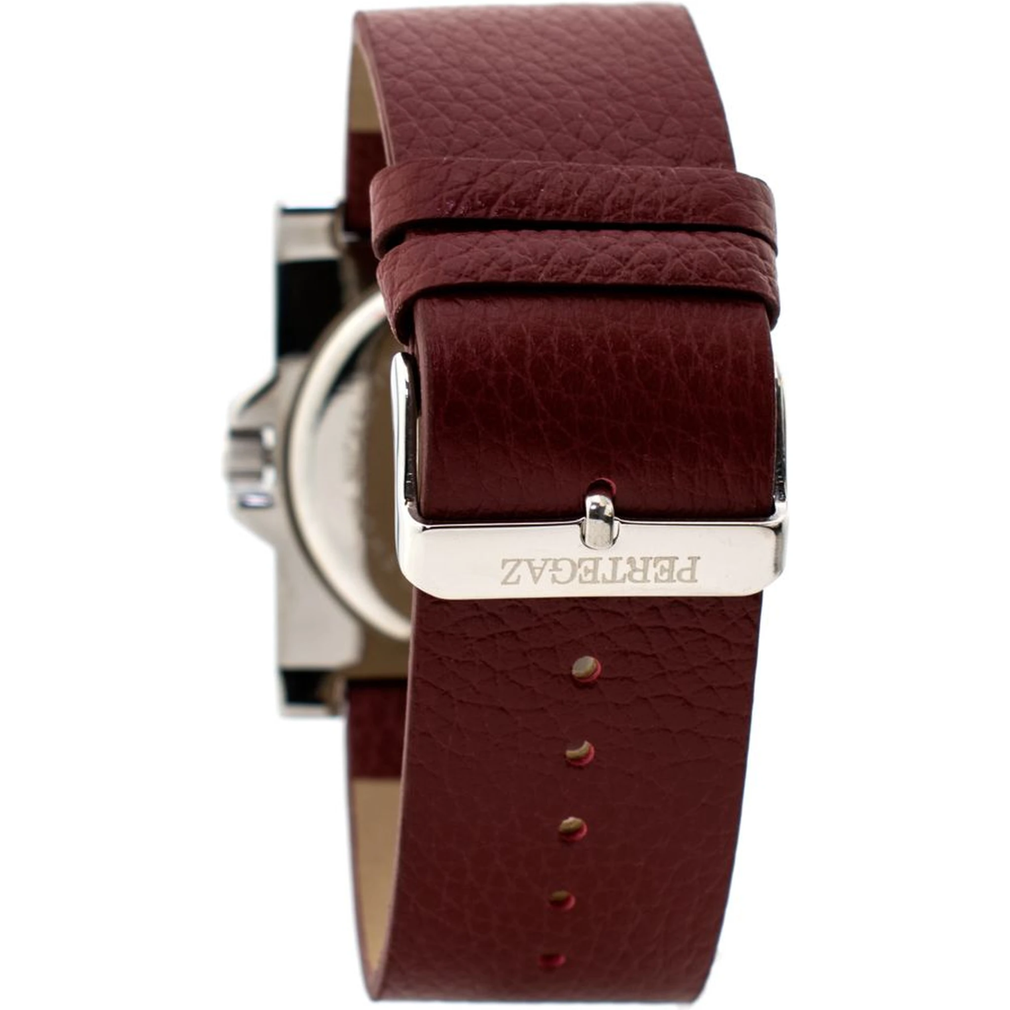Bordeaux Leather Dress Watch