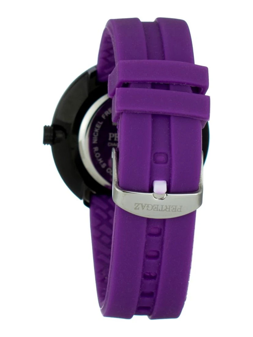 Purple Rubber Bracelet Watch